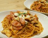 お母さんの ナポリタン作り方8写真