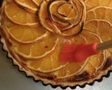 アマンドクリームの焼き込みオレンジタルト作り方23写真