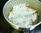 大根と長ネギの味噌汁(合わせ味噌)作り方3写真