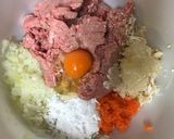 パン粉なし!野菜たっぷりハンバーグ作り方2写真