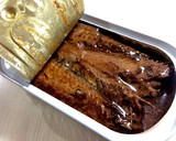 さんま缶をアレンジ！蒲焼の卵とじ作り方1写真