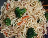 温玉のせ焼きうどん♪作り方5写真