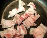 かぼちゃと豚バラのにんにく醤油炒め作り方3写真