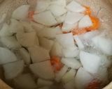 たっぷり野菜のうどんすき作り方1写真