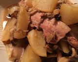大根と豚肉の生姜煮込み作り方7写真