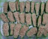 ＊ピーマンの肉詰め：鶏ミンチ＊作り方5写真