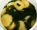 豆腐と生わかめのお味噌汁(ふVer.も)作り方5写真