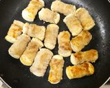 豚ばら薄切り肉巻き！豆腐の照り焼き。作り方11写真