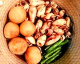ヒイカと里芋の煮っころがし！作り方4写真