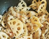 蓮根と豚肉炒め♪作り方6写真