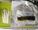 ☆だし昆布で簡単！カレイのホイル焼き☆作り方1写真