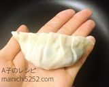 キャベツも白菜も。鶏ひき肉のパリパリ餃子作り方7写真