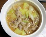 寒い冬撃退！甜麺醤入りジャガイモスープ煮作り方4写真