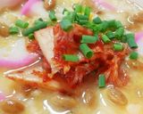 発酵食品で腸活♪納豆チーズ雑炊+キムチ作り方7写真