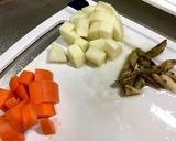 大きめ具材のコロコロ豚汁作り方1写真