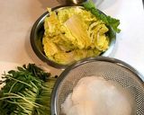 白菜&豆苗の【平日鍋】☆豚こま簡単メイン作り方2写真