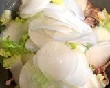 白菜&豆苗の【平日鍋】☆豚こま簡単メイン作り方4写真