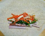簡単！ほうれん草とハムチーズの春巻き☆作り方5写真