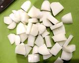 豆乳とお餅でとろ〜りホワイトソース作り方1写真