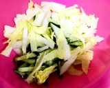 白菜ときゅうりの梅昆布漬け作り方2写真