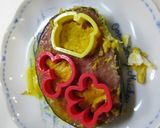 簡単！厚焼きハムで玉子焼き？作り方3写真