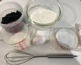 ホットケーキミックスで★黒豆カップケーキ作り方1写真