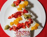 クリスマスツリーケーキ☆すでにカット済☆作り方7写真