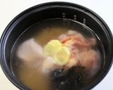 鶏と生姜の もち麦粥作り方5写真