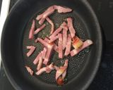 セロリとベーコンの黒胡椒炒め作り方3写真