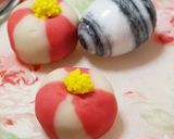 和菓子★レンジで簡単!ねりきり椿作り方15写真