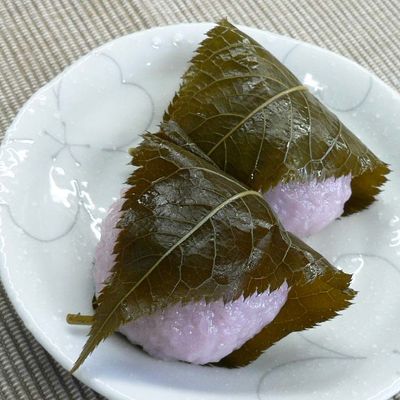 椿もちページです。 椿餅 - jonamagashizukan ページ！