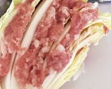 白菜と豚ひき肉の重ね煮 しょうが風味作り方3写真