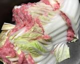 白菜と豚ひき肉の重ね煮 しょうが風味作り方5写真