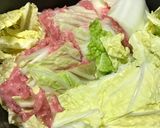 白菜と豚ひき肉の重ね煮 しょうが風味作り方7写真