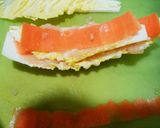 犬ご飯　白菜のミルフィーユ作り方3写真