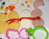 幼稚園 雪だるまのお弁当作り方3写真