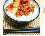 お腹空いたときはコレ！納豆キムチご飯〜作り方4写真