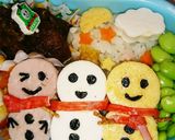 幼稚園 雪だるまのお弁当作り方7写真
