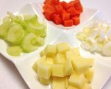 身体ぽかぽか*ミネストローネ*作り方1写真
