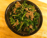 ❄︎節約♡大根の葉っぱと豚肉の炒め物❄︎作り方4写真
