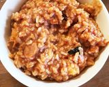 トマト鍋の素でチーズリゾット作り方4写真