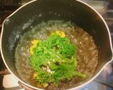 焼いた胡麻豆腐と菜ばなのお吸い物作り方1写真