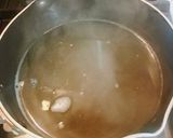 焼いた胡麻豆腐と菜ばなのお吸い物作り方4写真