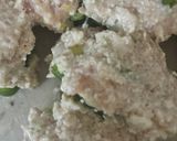 ヘルシー豆腐と鶏ひき肉のピーマンの肉詰め😋作り方5写真