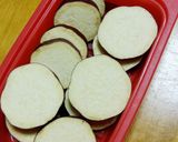 さつま芋と牛乳と豚肉のポタージュスープ作り方1写真