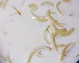 さつま芋と牛乳と豚肉のポタージュスープ作り方3写真