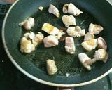 ヤーコンと鶏肉の梅肉おかか炒め作り方7写真
