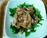 ヤーコンと鶏肉の梅肉おかか炒め作り方10写真