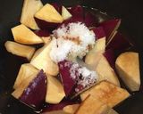 超簡単！サツマイモ キャラメル風味煮♡作り方1写真