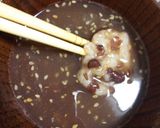 2018年~鏡開きに❤️焙じ茶お汁粉~作り方7写真
